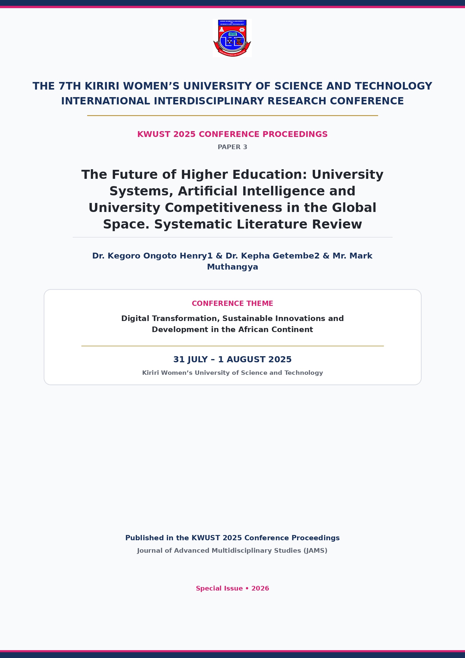 Cover Page