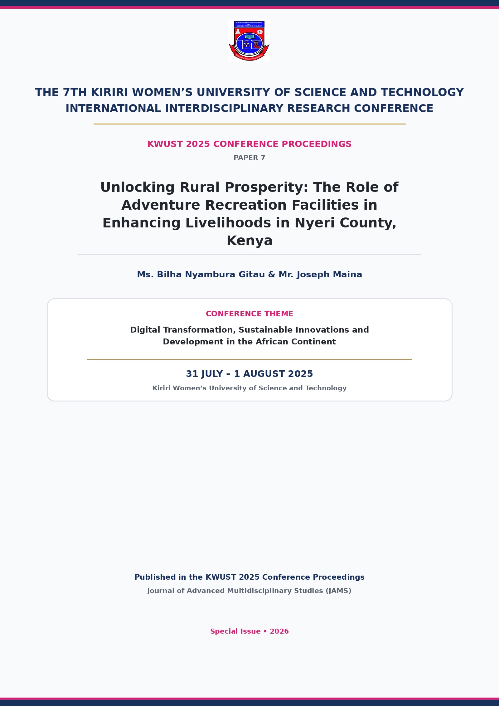 Cover Page