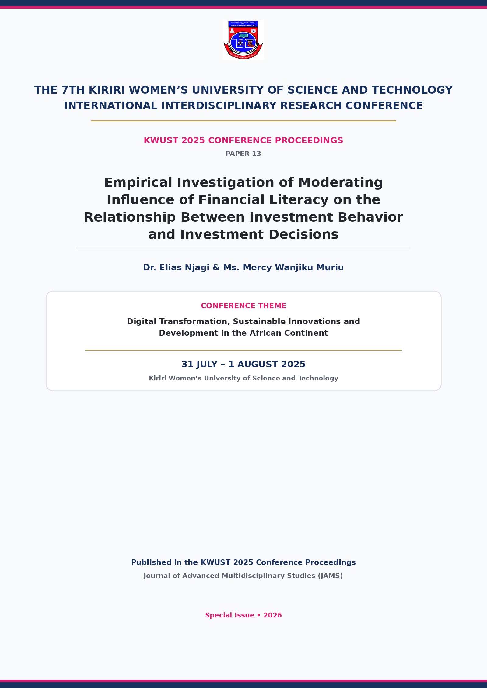 Cover Page