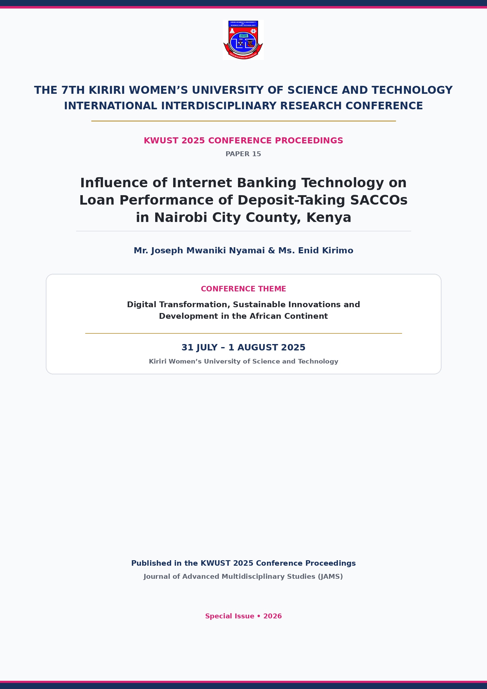 Cover Page