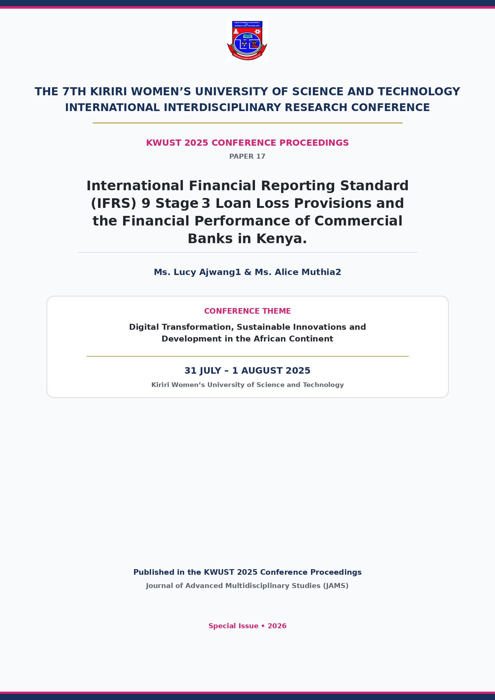Cover Page