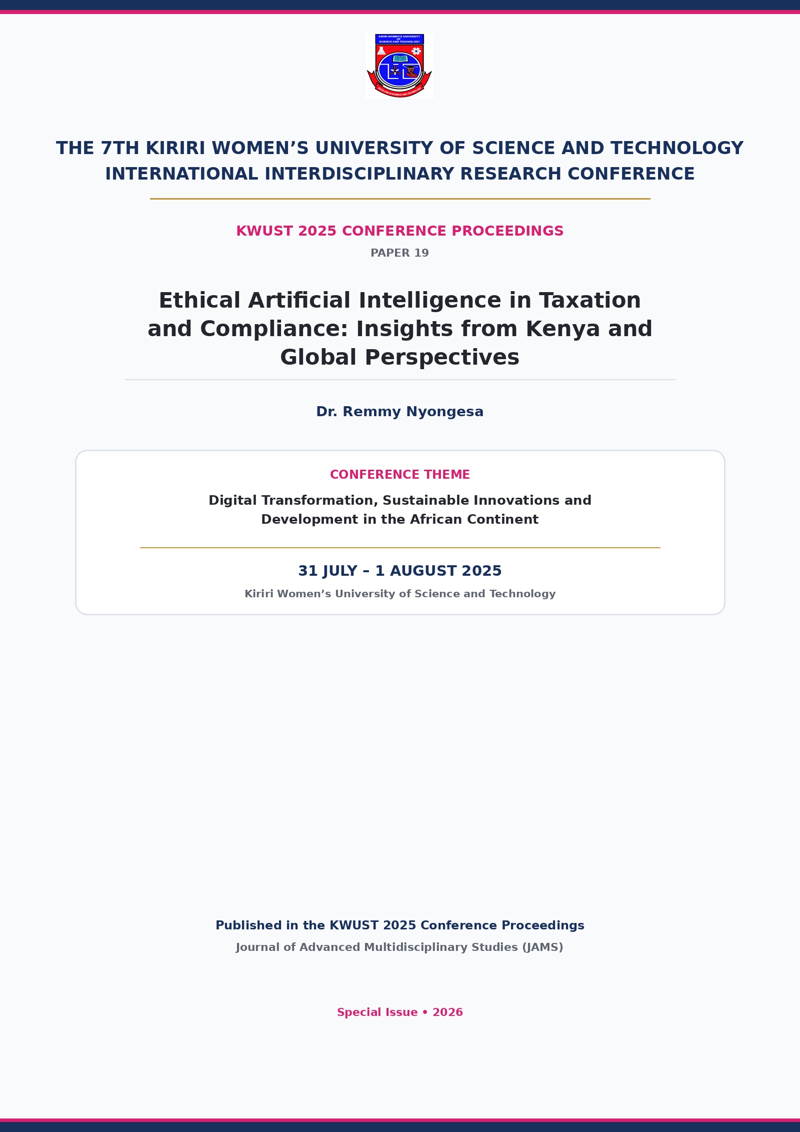Cover Page