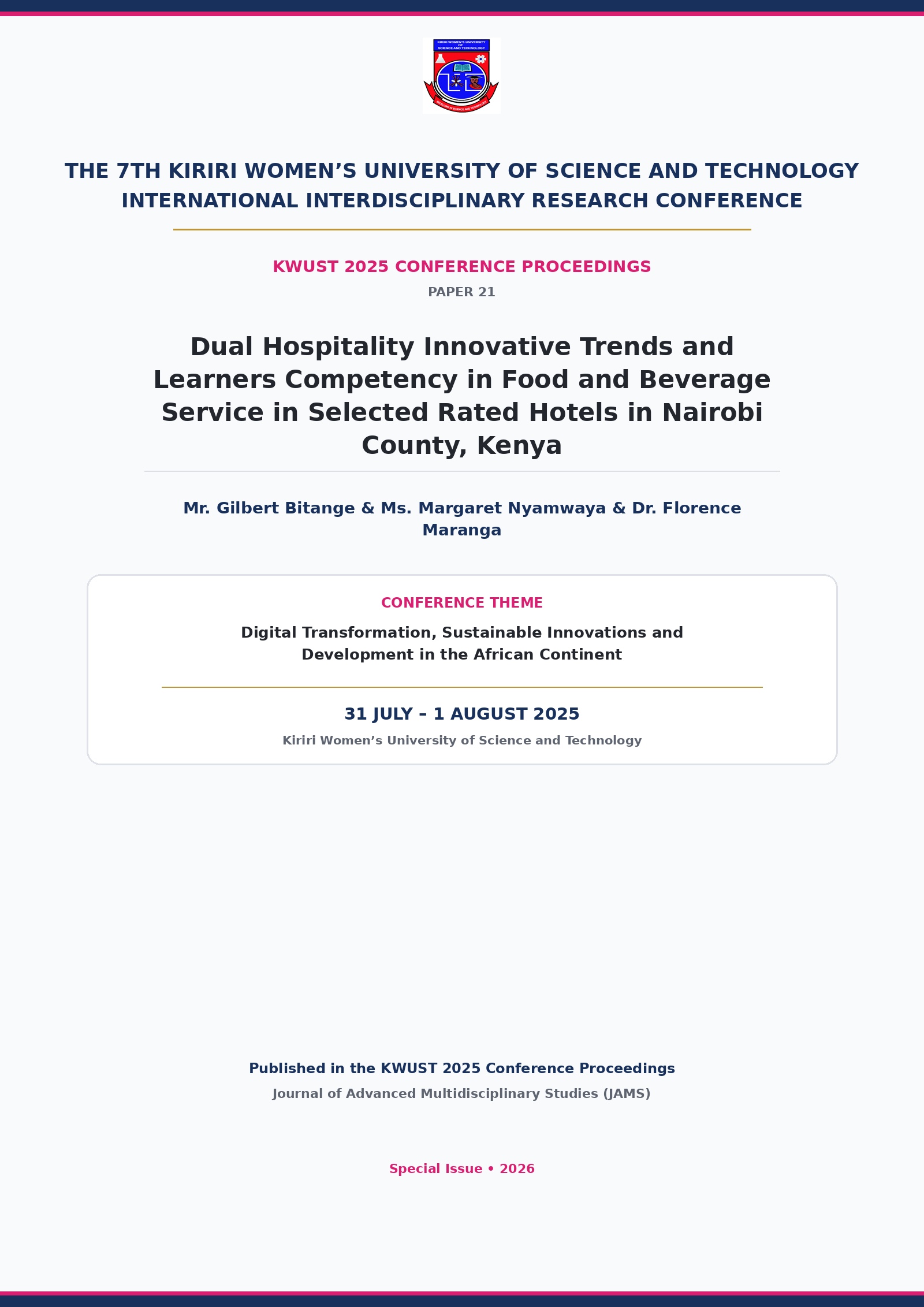 Cover Page