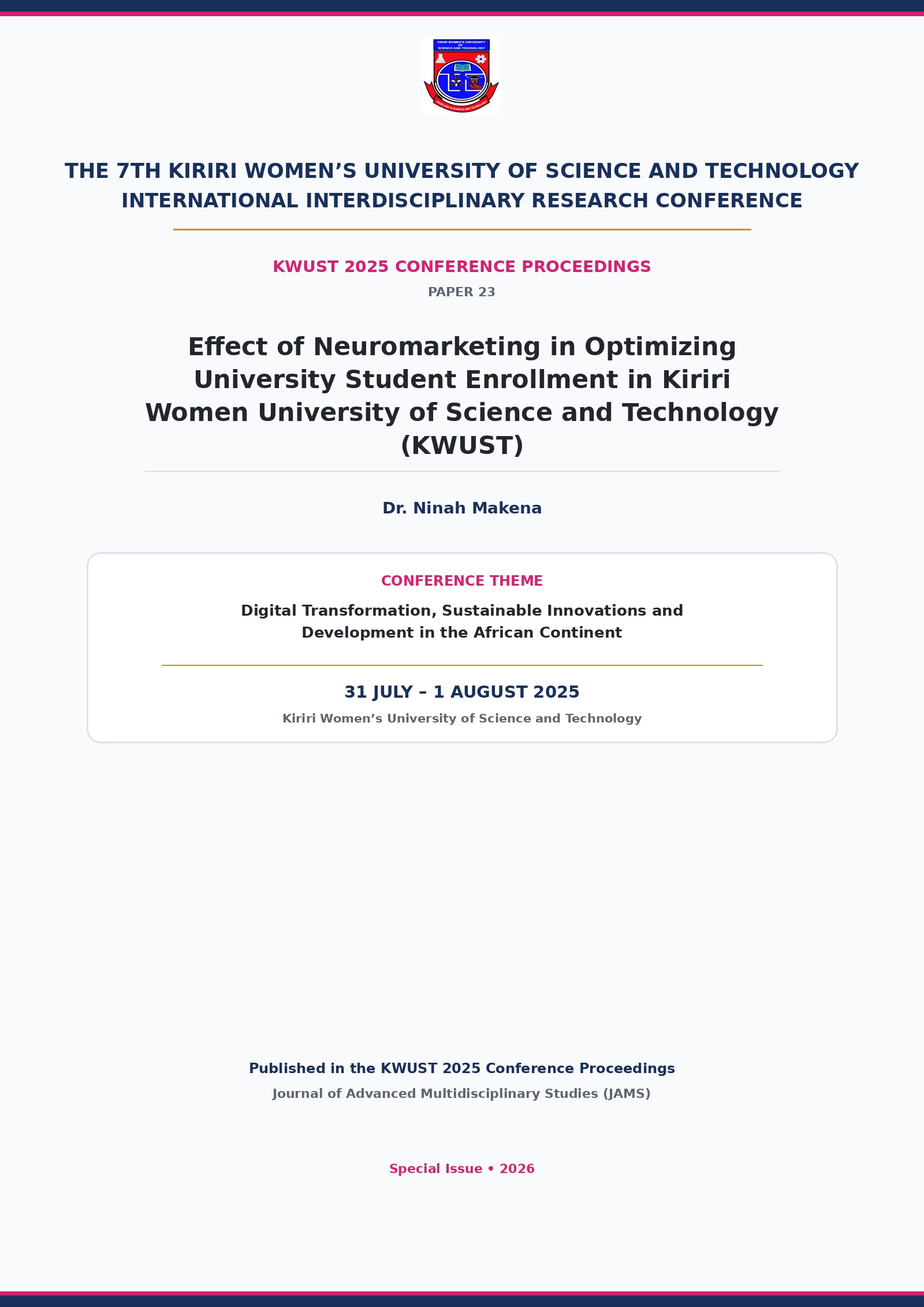 Cover Page