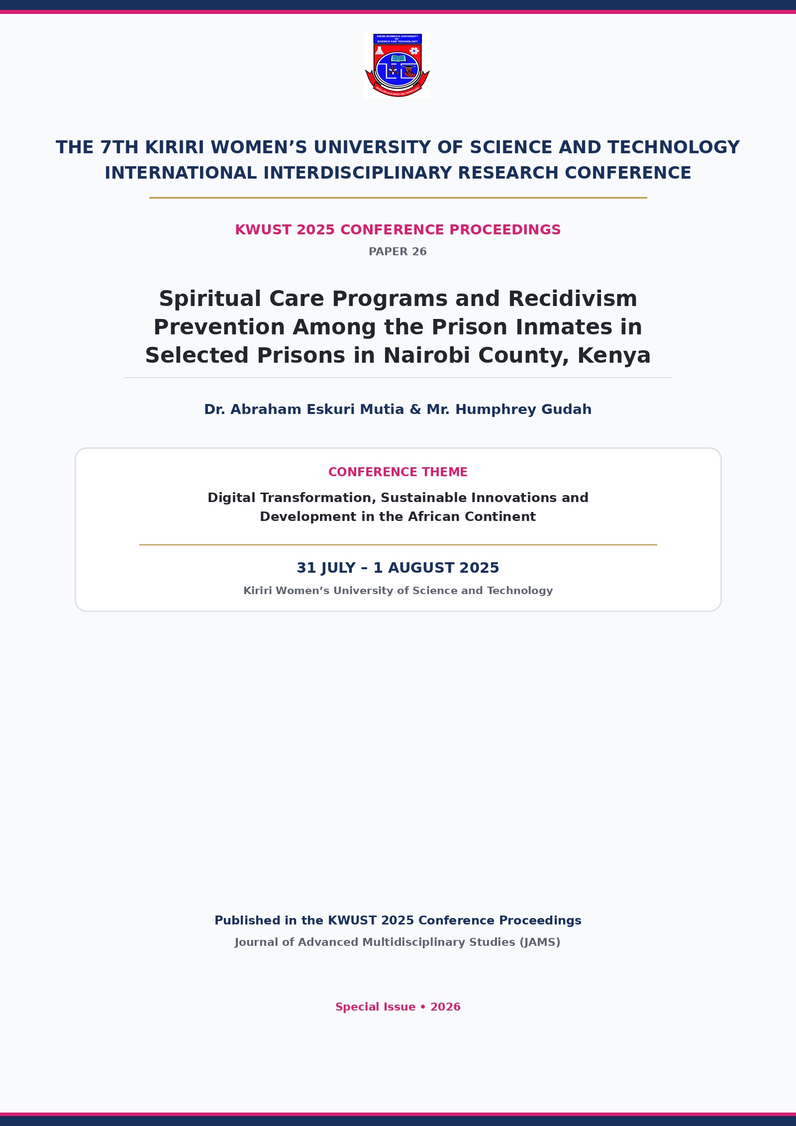 Cover Page