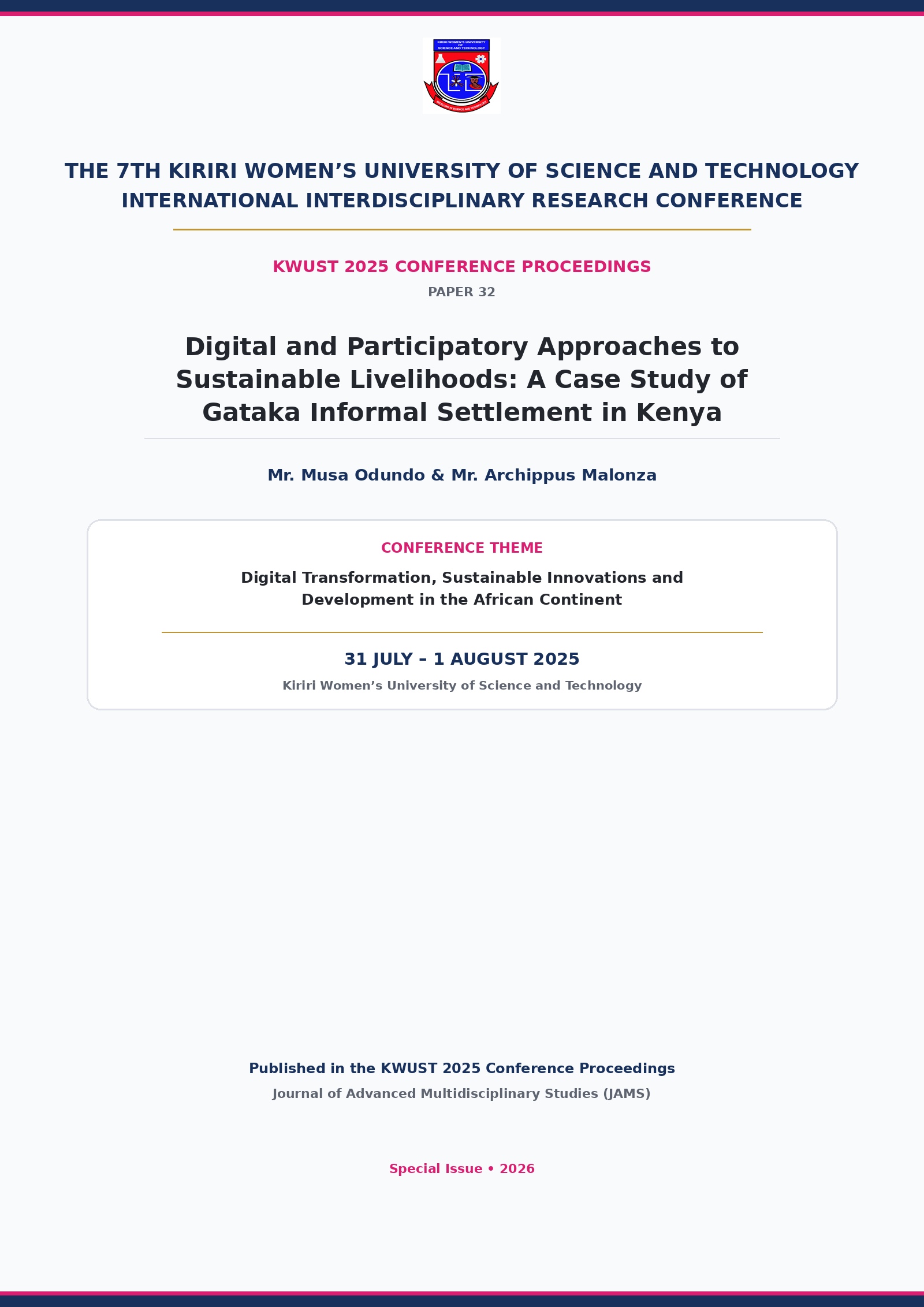 Cover Page