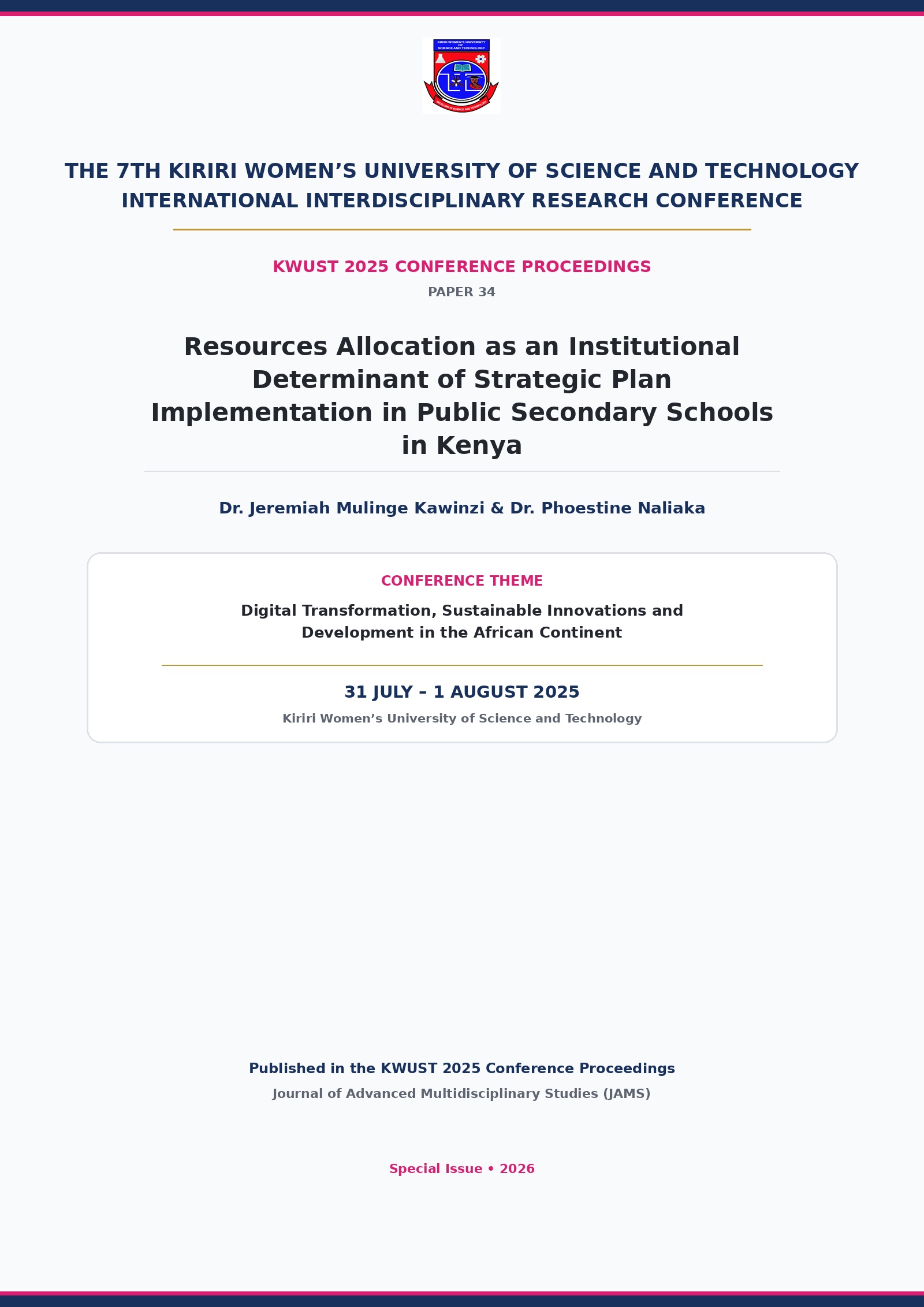 Cover Page