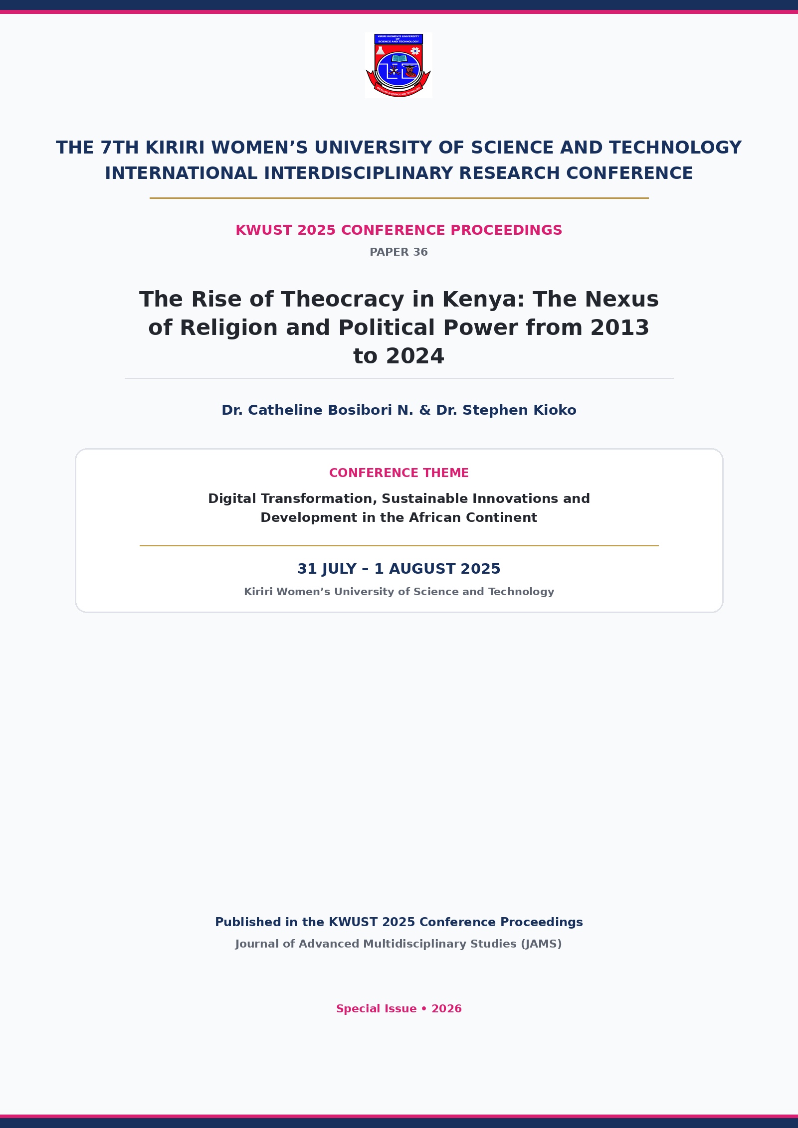 Cover Page