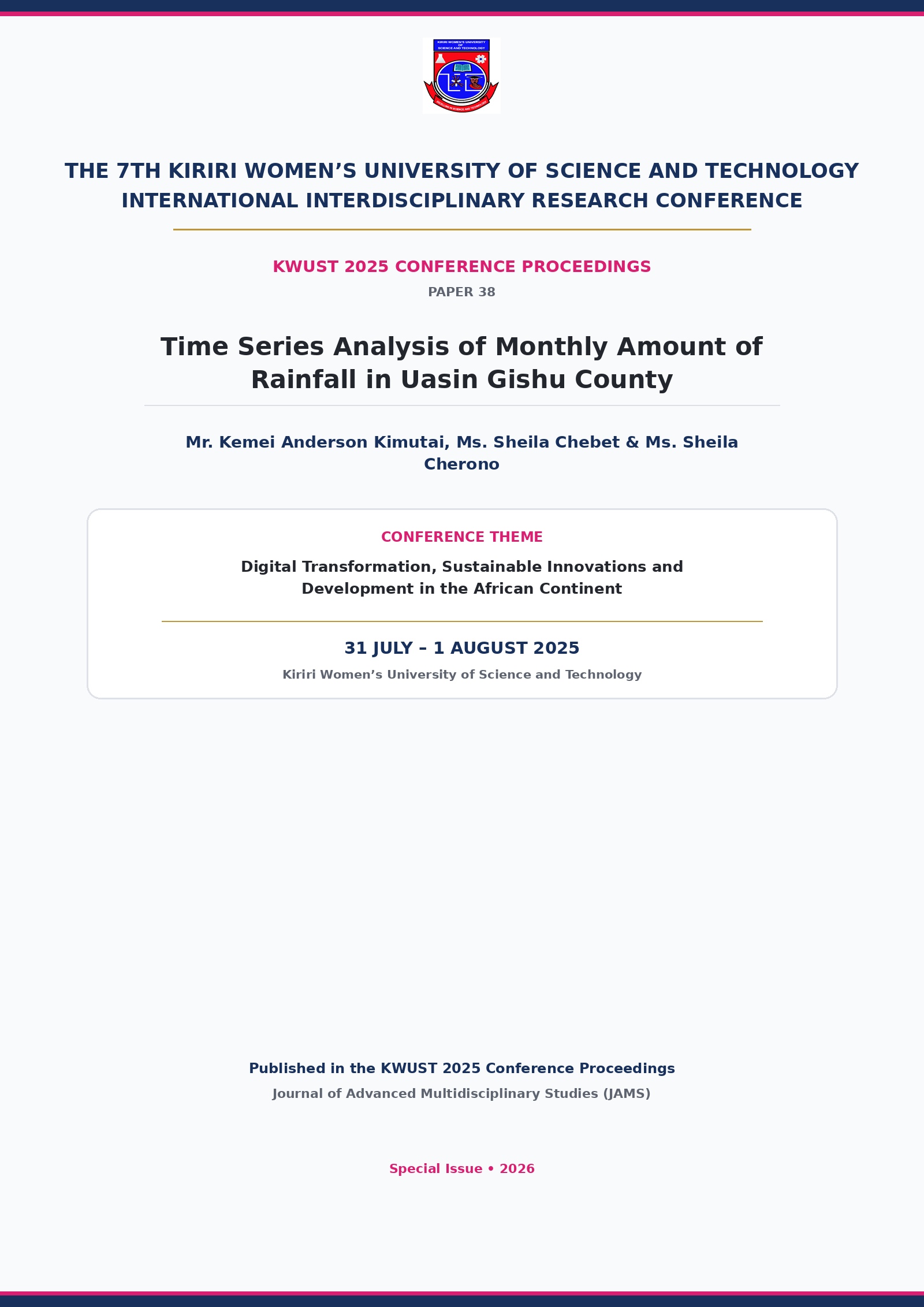 Cover Page