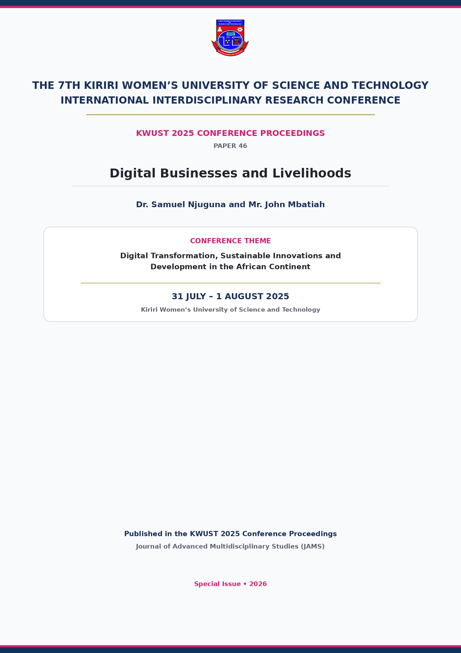 Cover Page