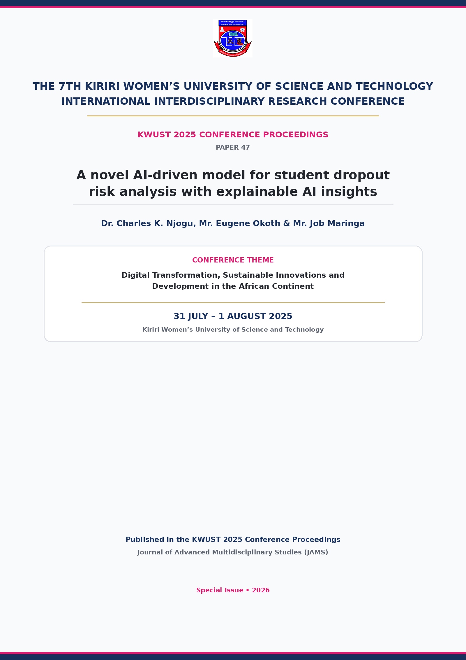Cover Page